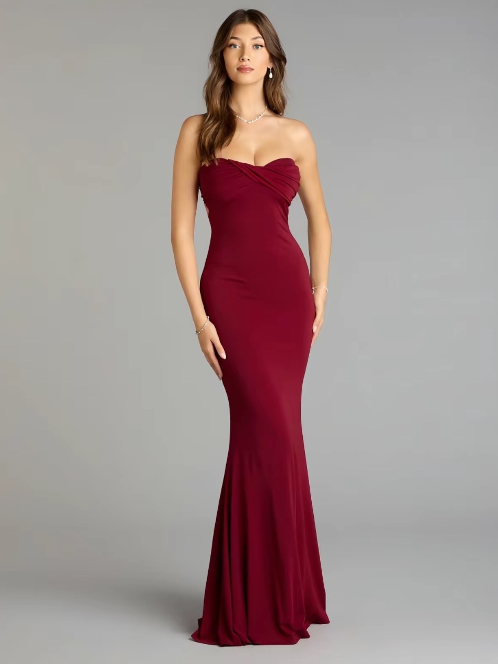 Windsor | Jessica Strapless Mermaid Formal Dress